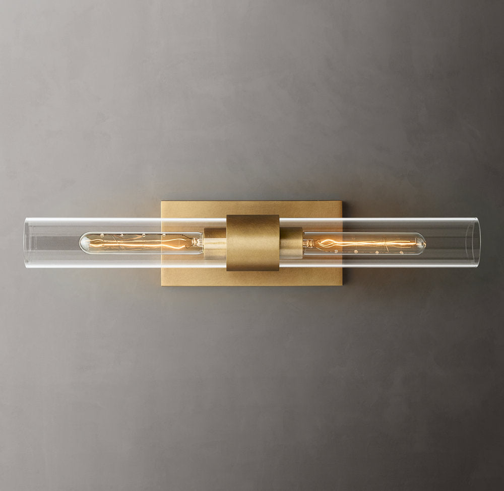 Ravelle Linear Wall Light, Bathroom Wall Sconce, detail 6
