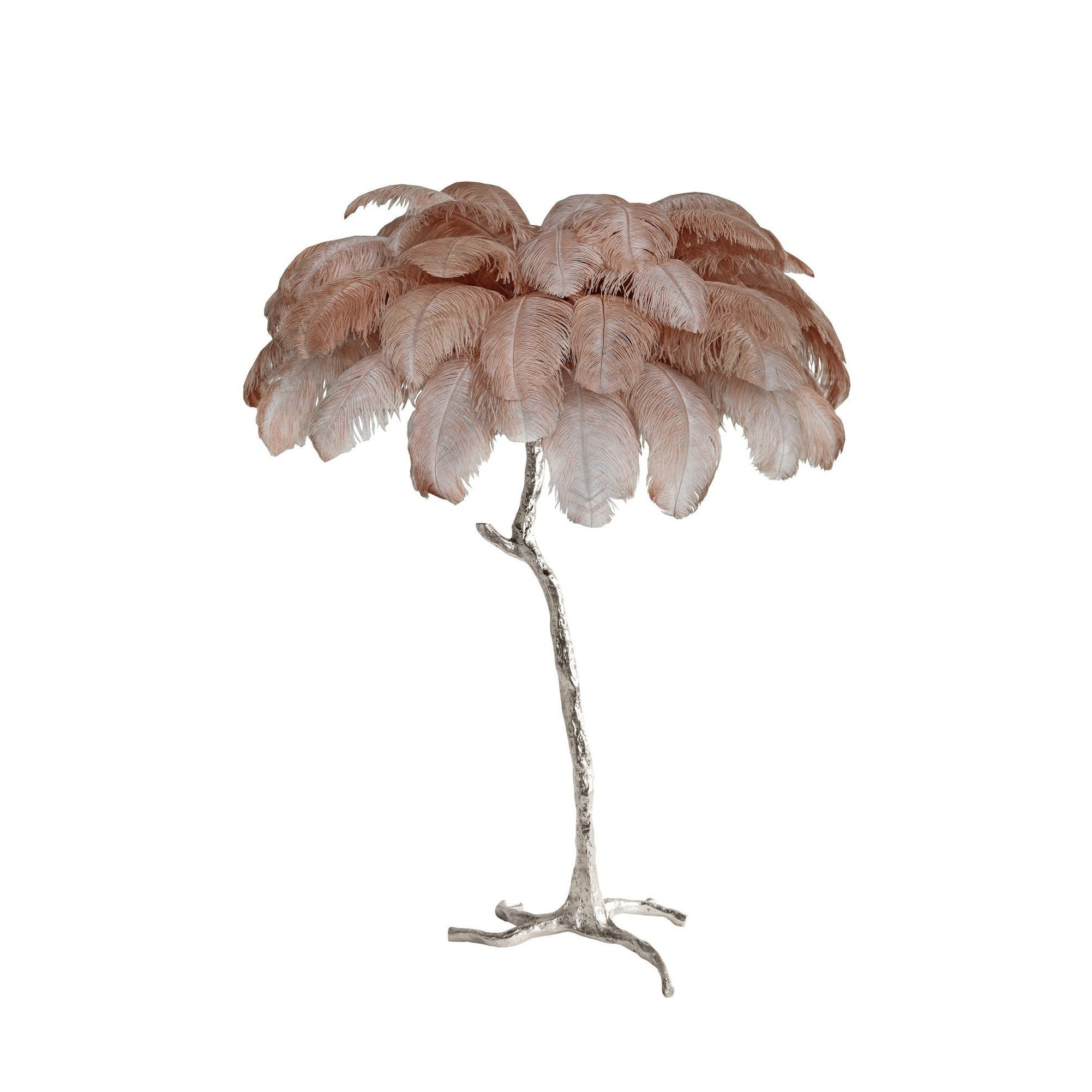 Feathered Elegance Brass Floor Lamp detail view 108