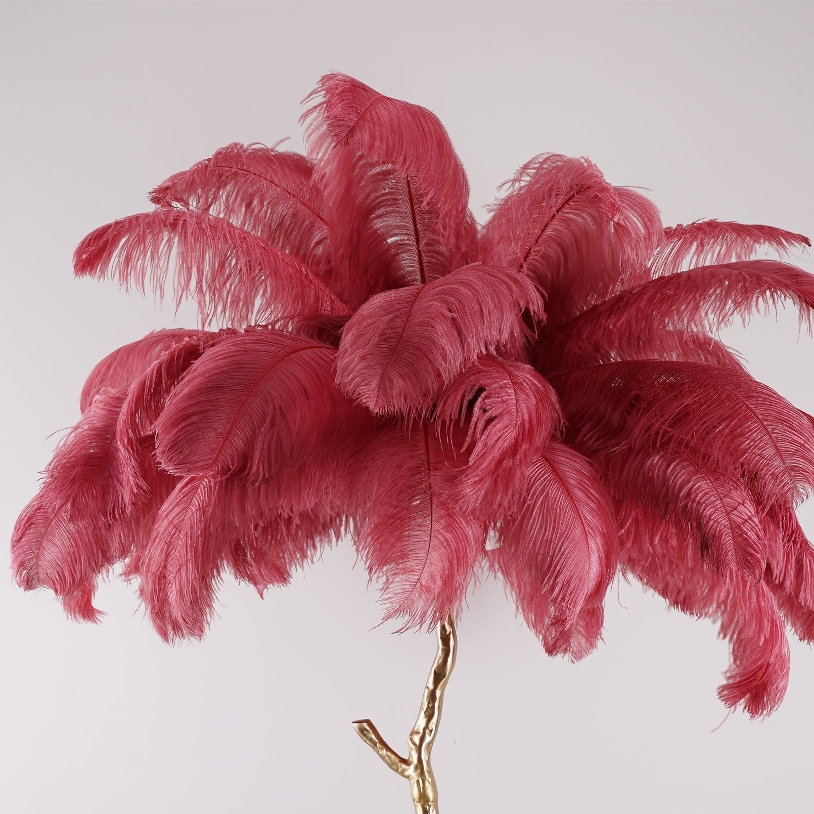Feathered Elegance Brass Floor Lamp detail view 126