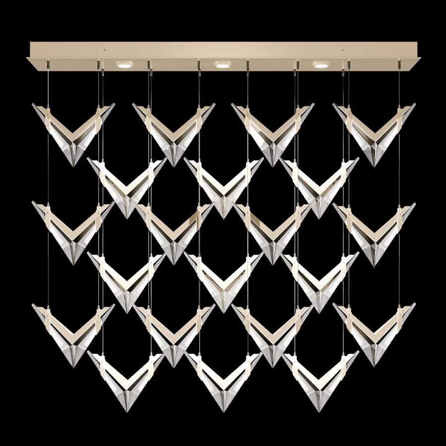 Blade 3-Light 62" Wide Linear Pendant