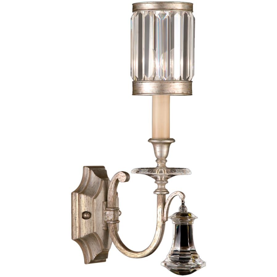 Eaton Place Silver Single-Light Wall Sconce