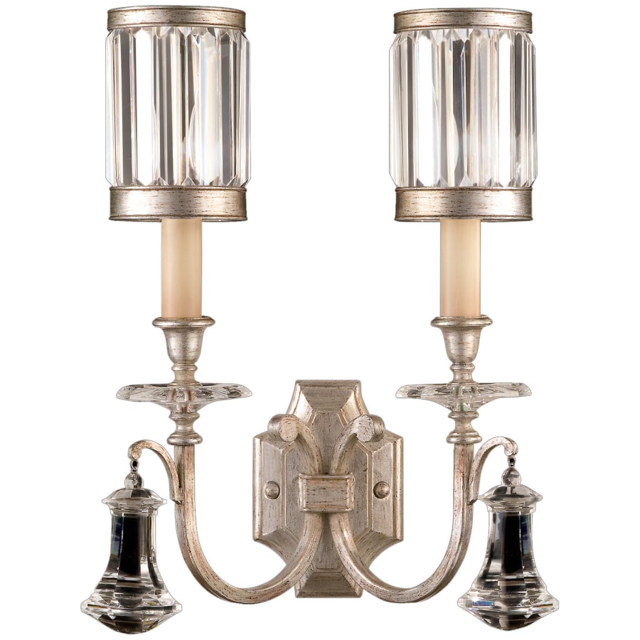 Eaton Place Silver Two-Light Wall Sconce