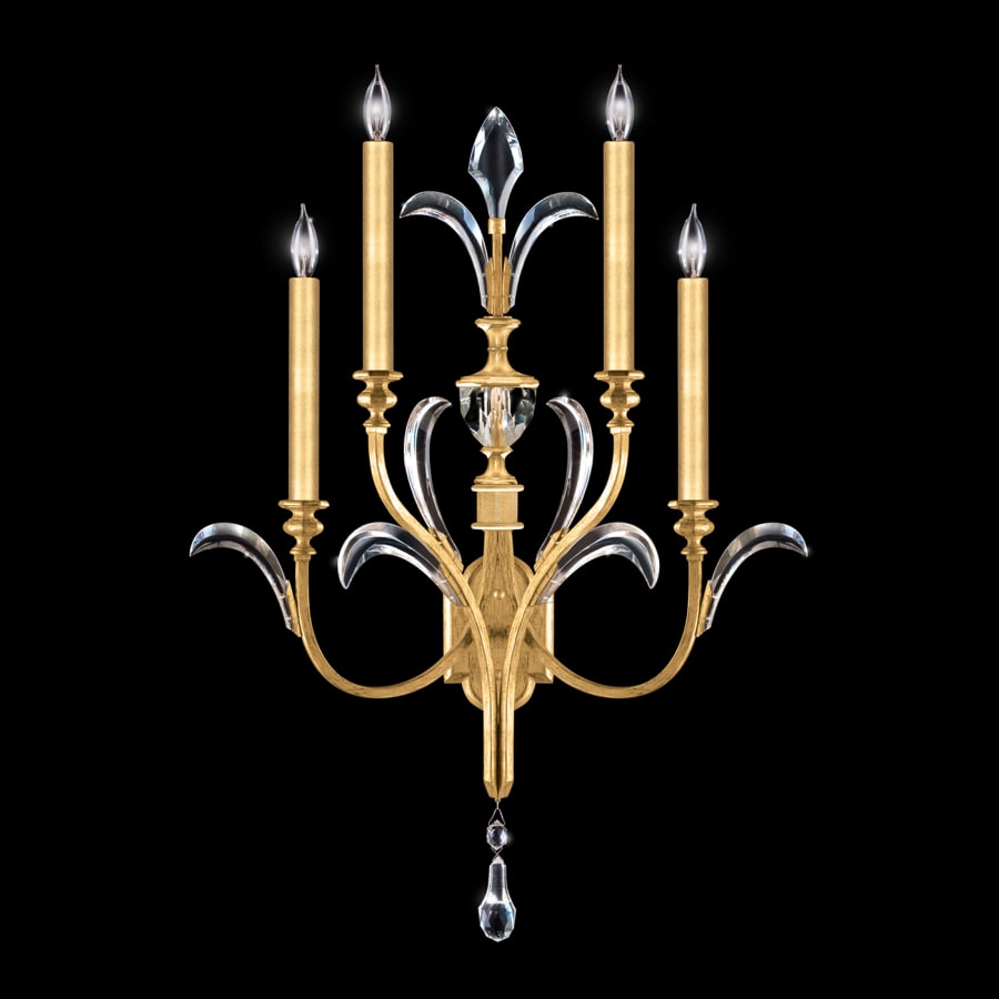 Beveled Arcs 4-Light 36" Tall Wall Sconce