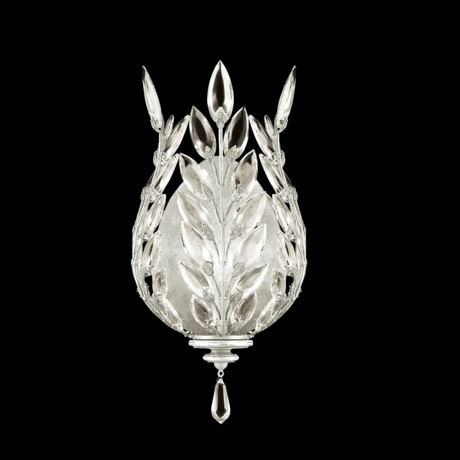 Crystal Laurel 17" Tall Wall Sconce