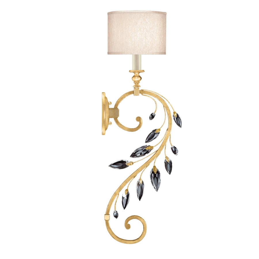 Crystal Laurel 32" Tall Wall Sconce