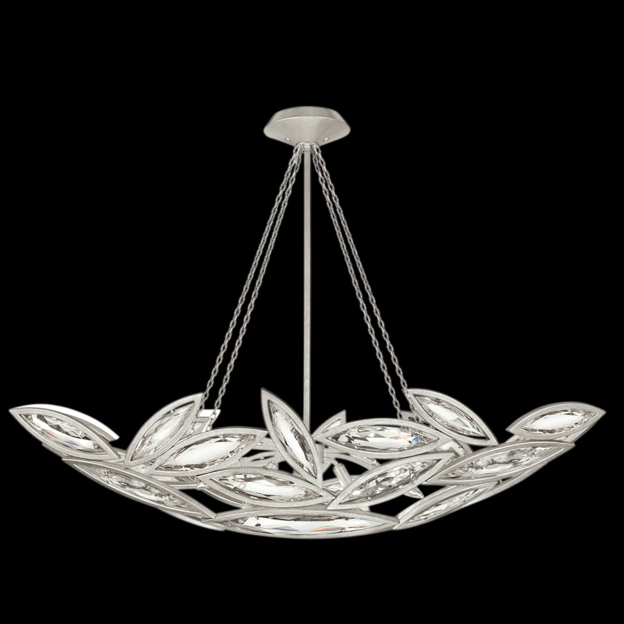 Marquise 7-Light Foyer Pendant with Faceted Crystal