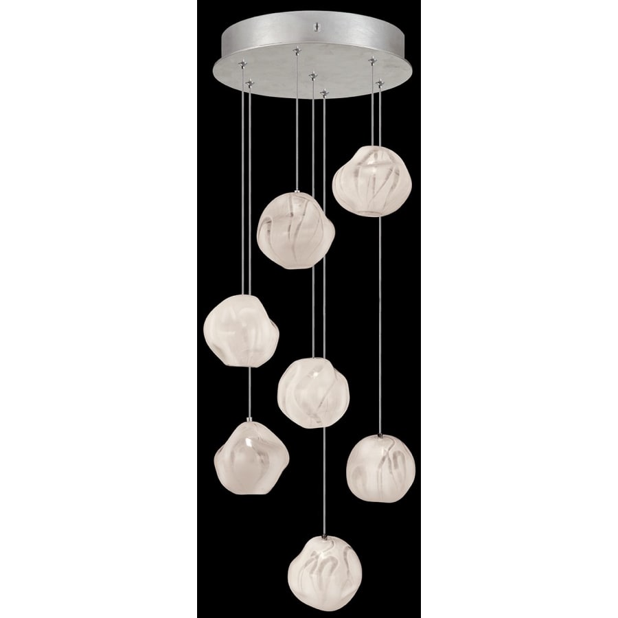 Vesta 7-Light 14" Wide LED Abstract Multi-Light Pendant