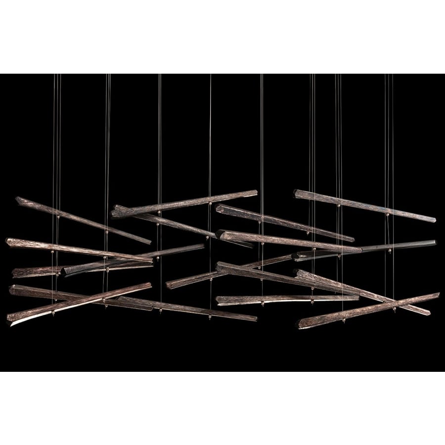 Elevate 8-Light 62" Wide LED Abstract Pendant Light