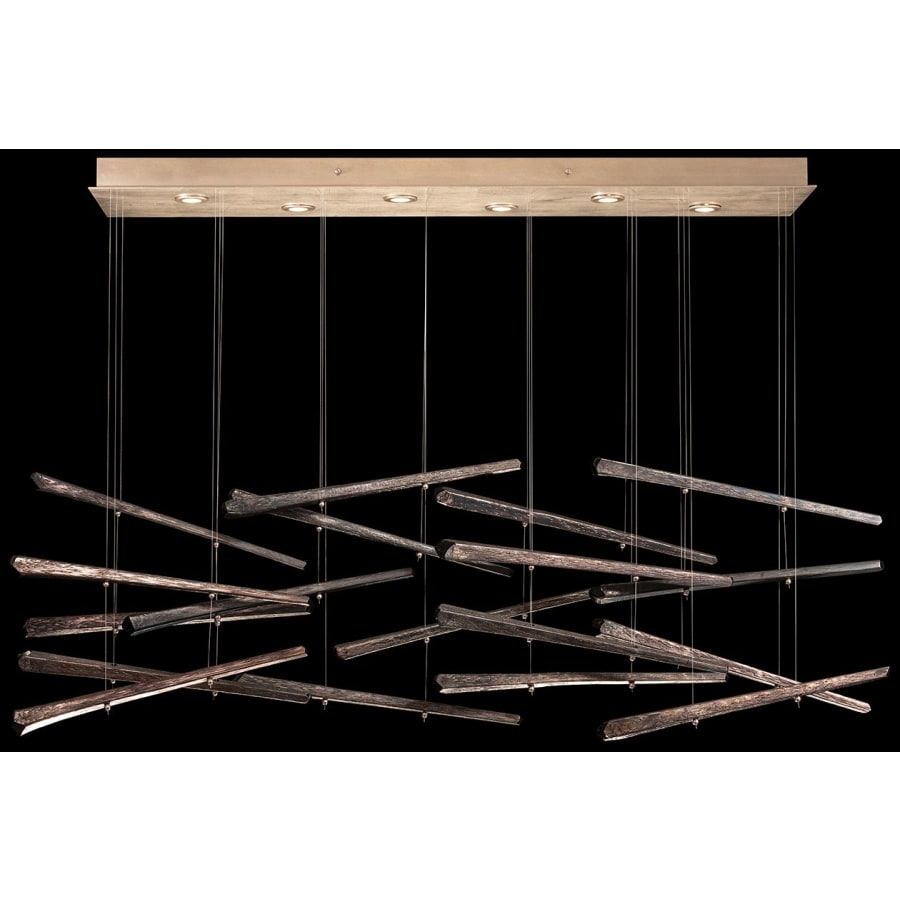Elevate 8-Light 62" Wide LED Abstract Pendant Light