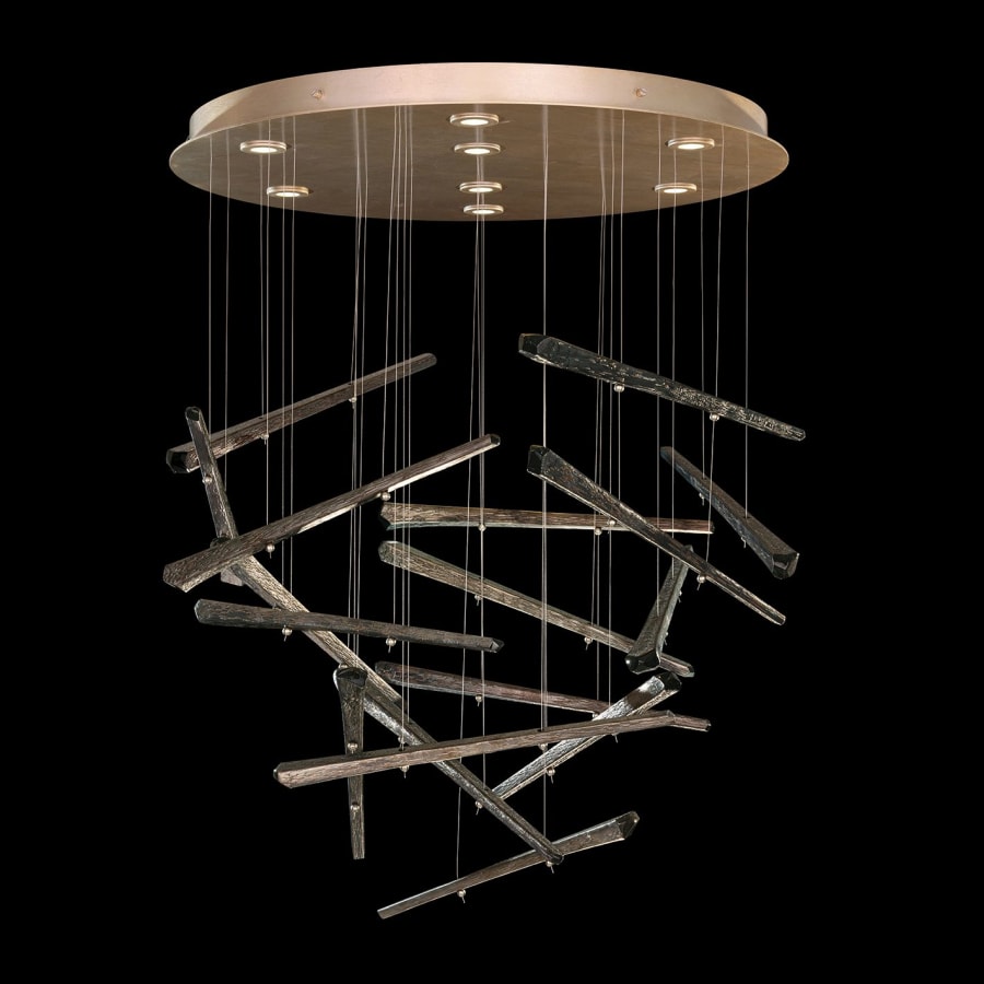 Elevate 8-Light 34" Wide LED Abstract Pendant Light