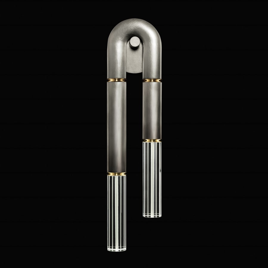 Antonia 2-Light 28" Tall LED Cylinder Wall Sconce