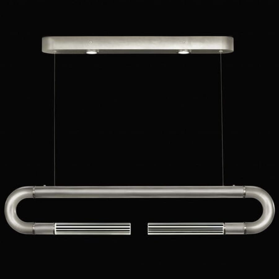 Antonia 2-Light 52" Wide LED Crystal Linear Pendant
