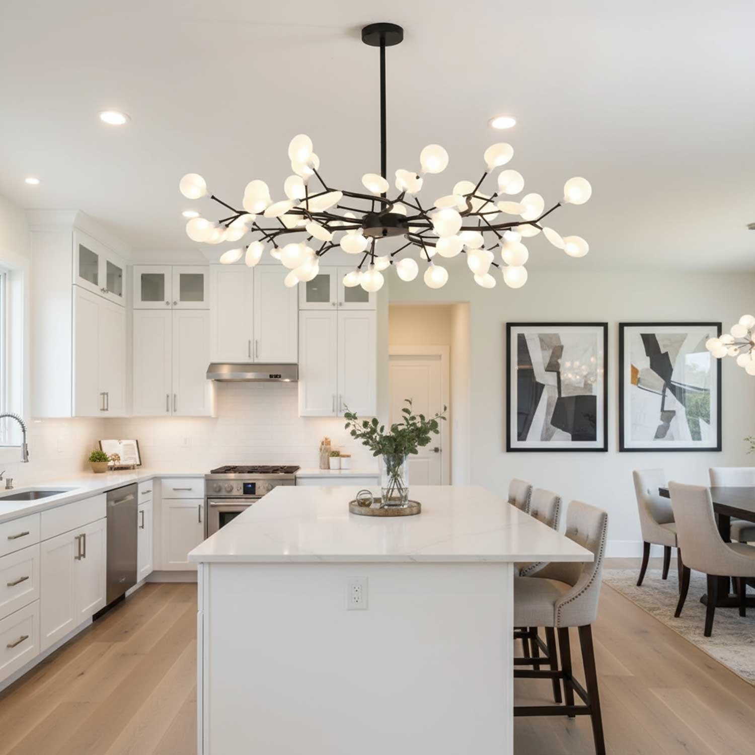 Firefly Sputnik LED Chandelier