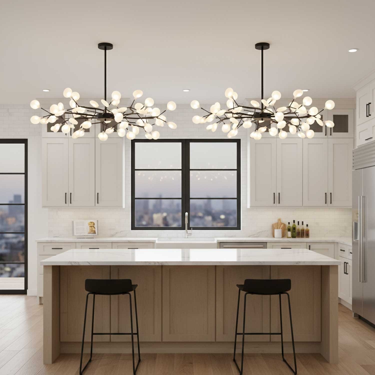 Firefly Sputnik LED Chandelier