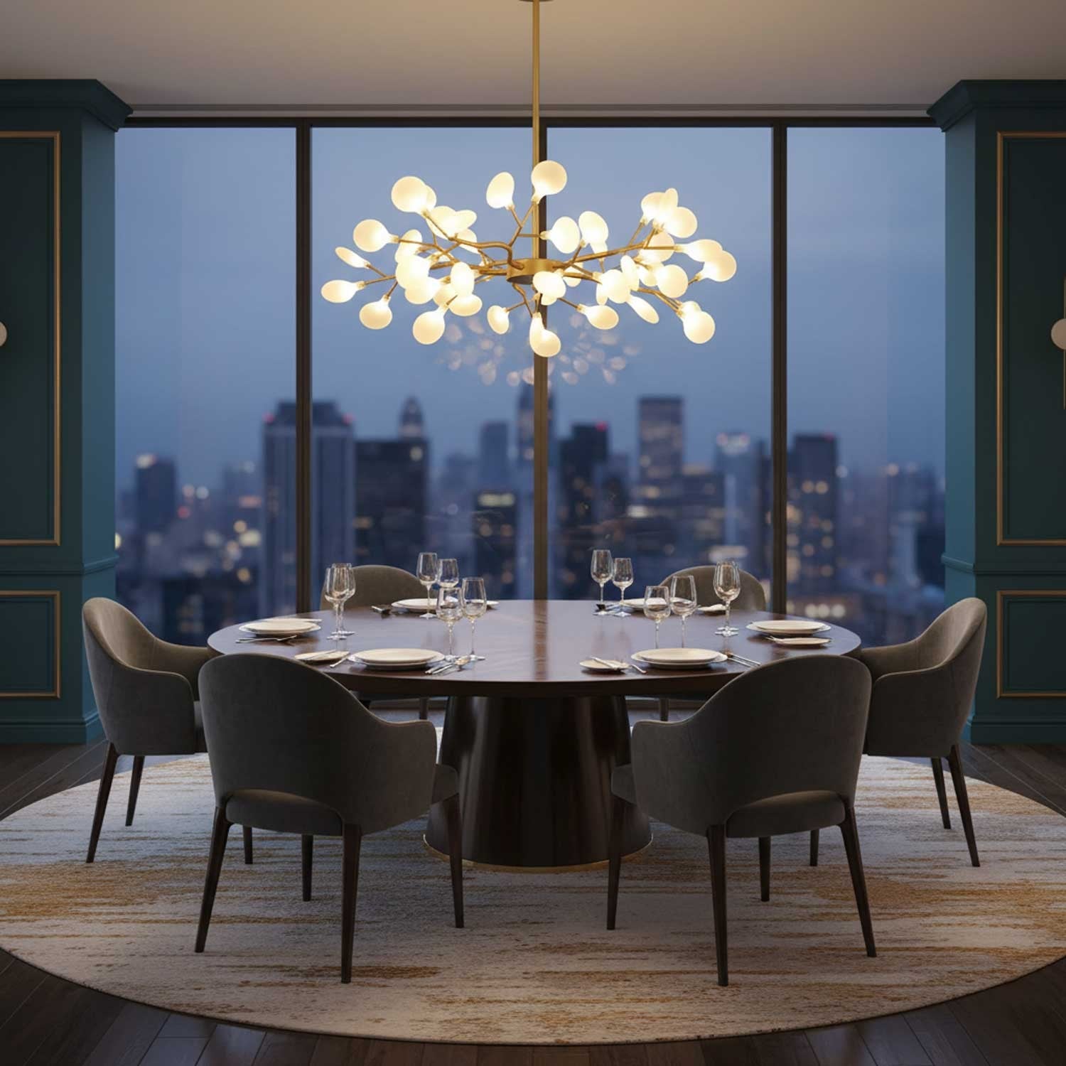 Firefly Sputnik LED Chandelier