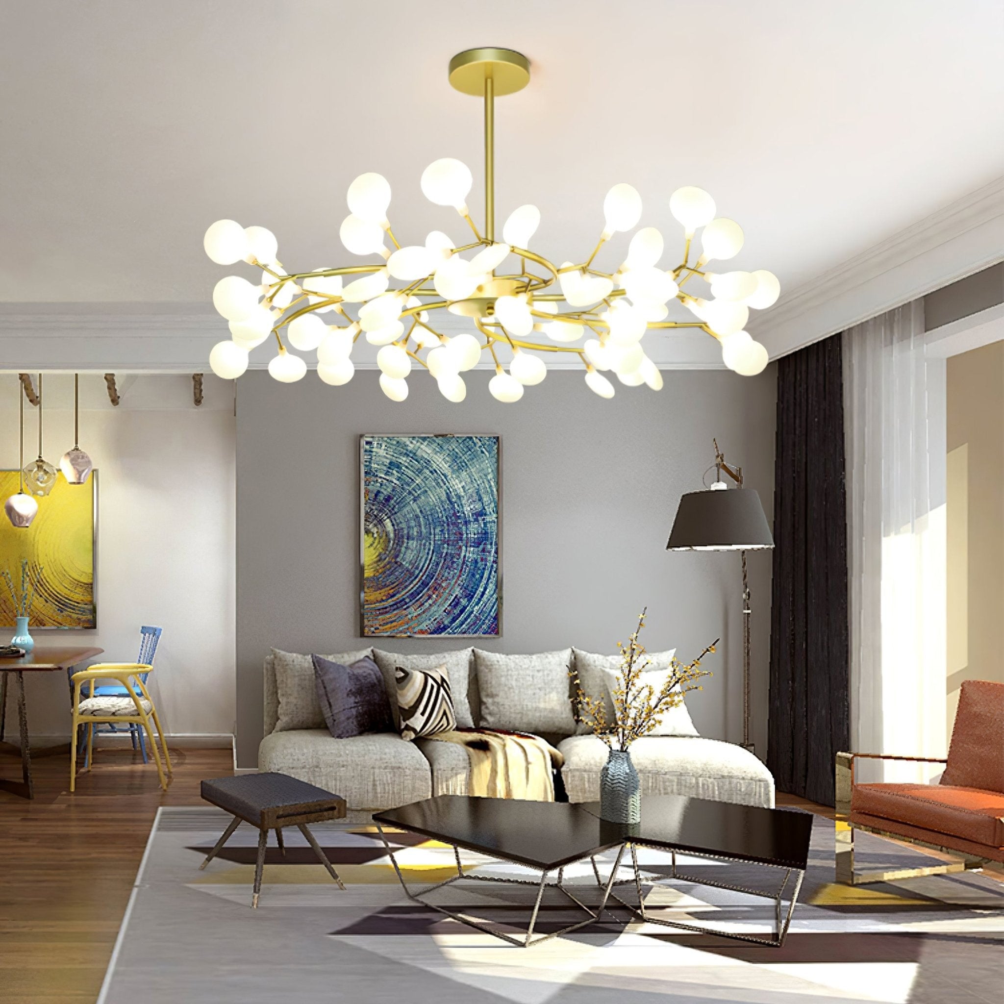 Firefly Sputnik LED Chandelier