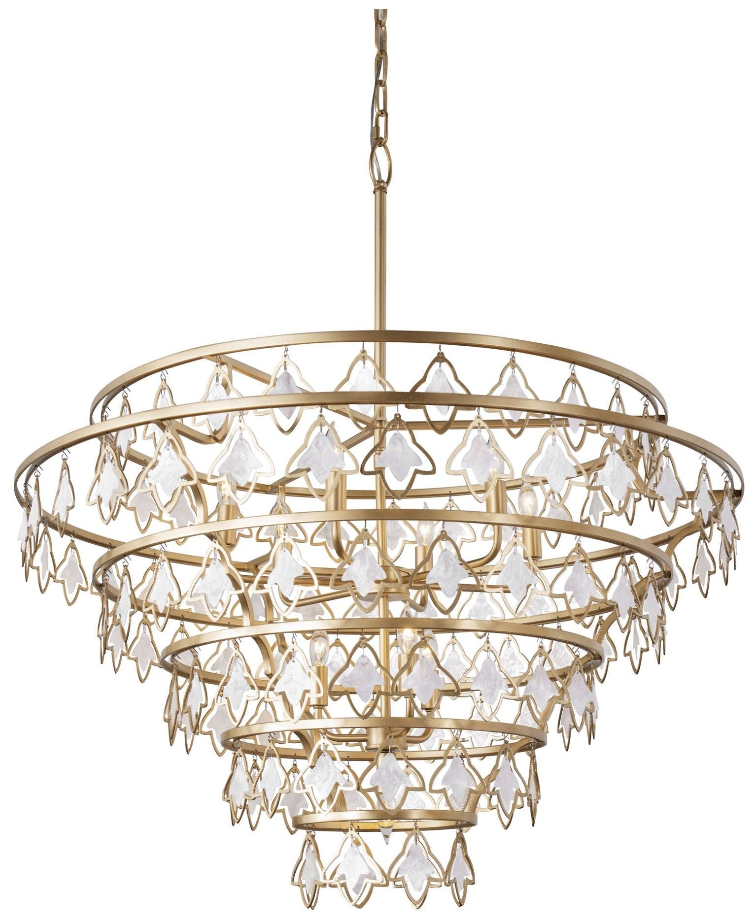 Fleur 10-Light Chandelier French Gold