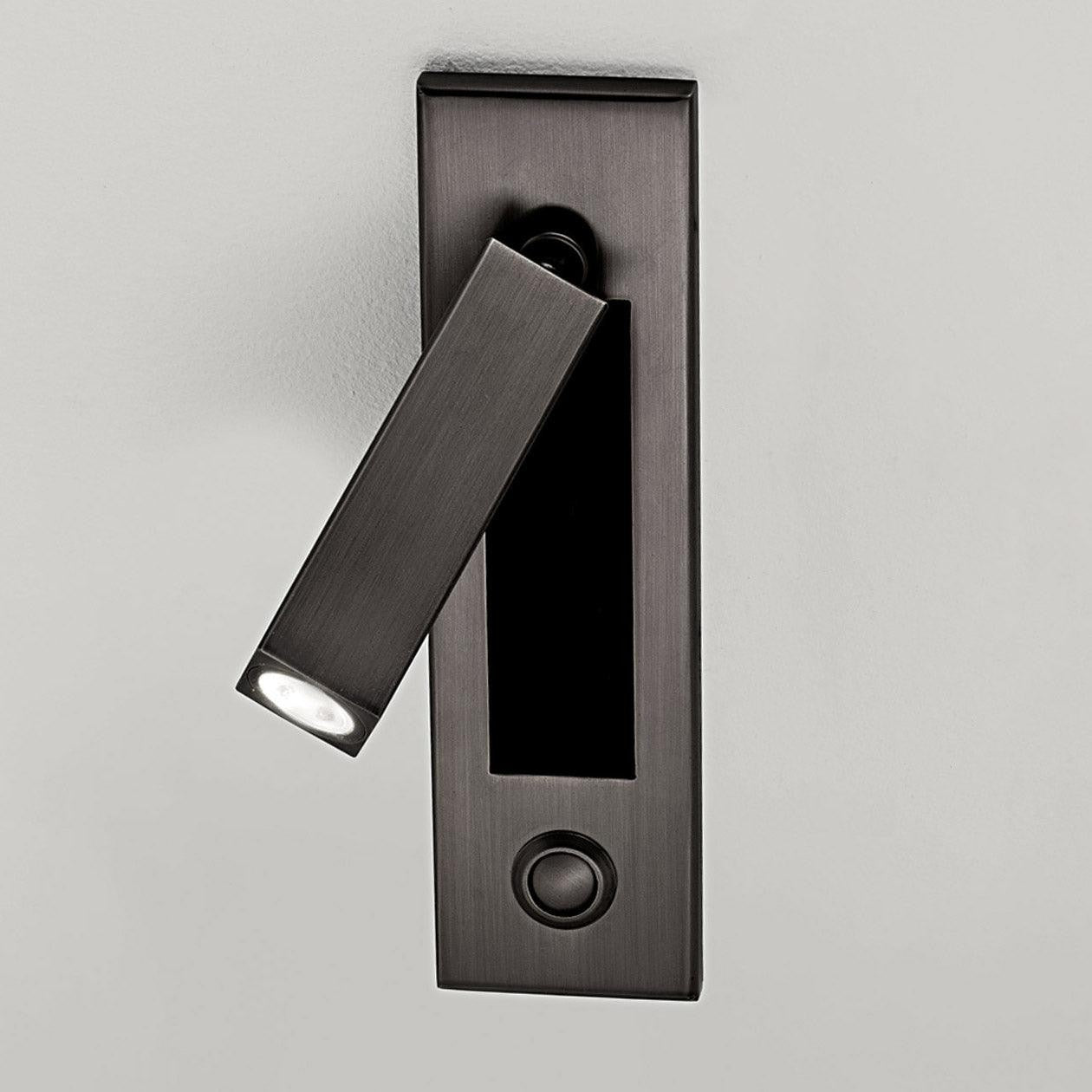 Flush-Fold Bedside Reading Light Wall Sconce