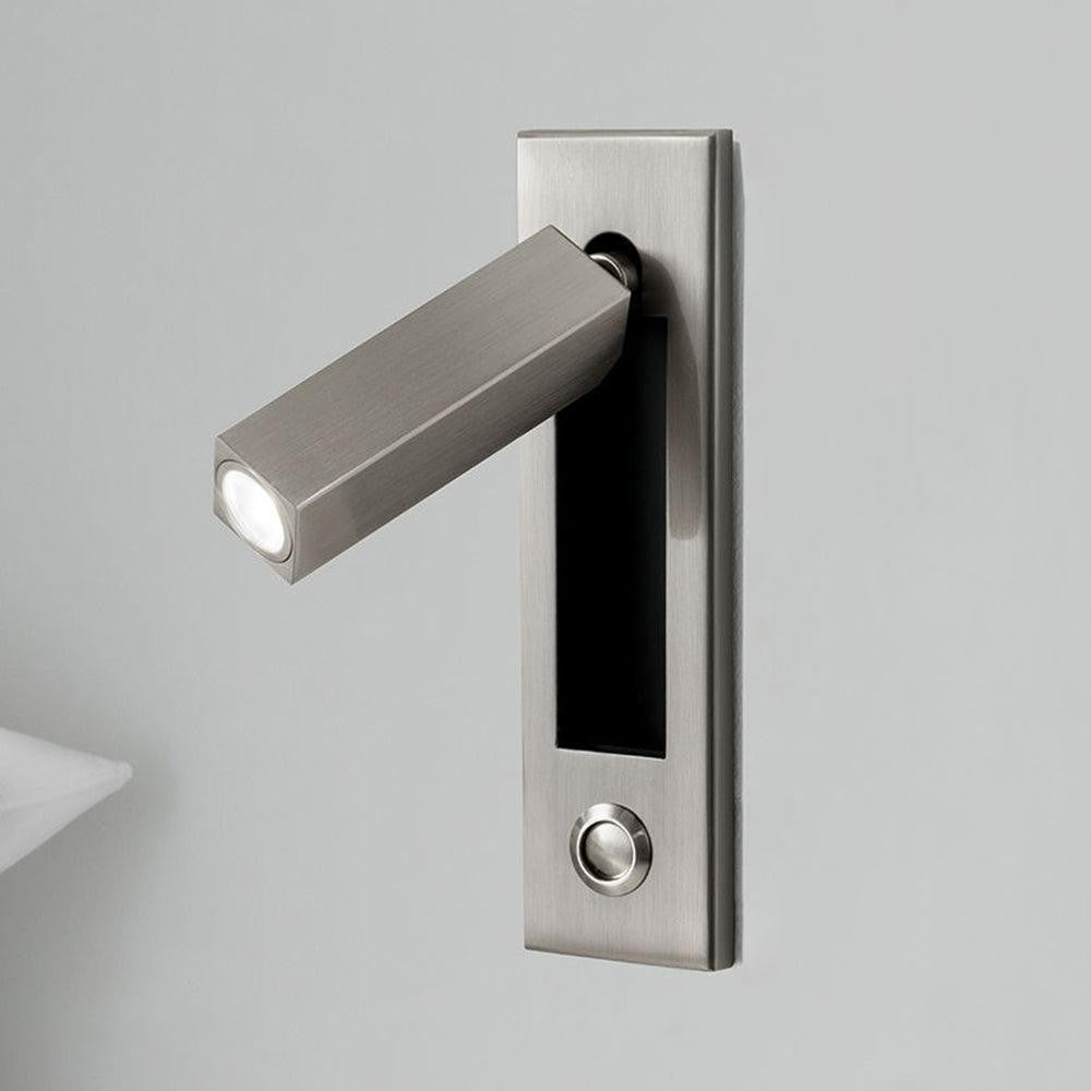Flush-Fold Bedside Reading Light Wall Sconce