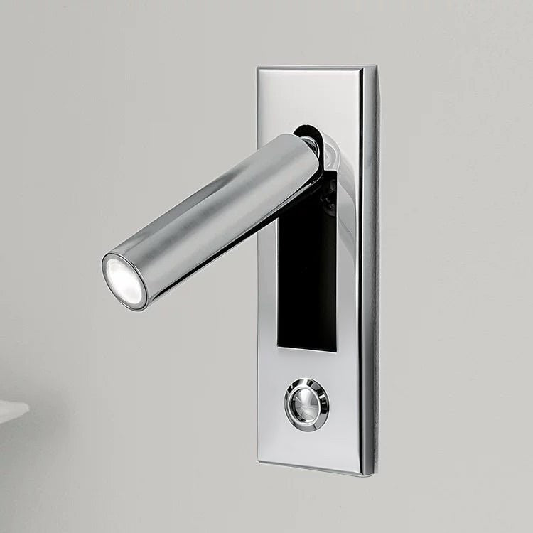 Flush-Fold Bedside Reading Light Wall Sconce