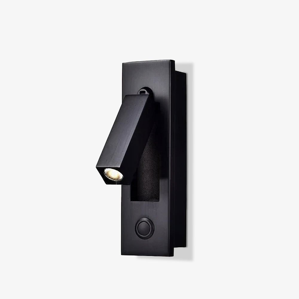 Flush-Fold Bedside Reading Light Wall Sconce