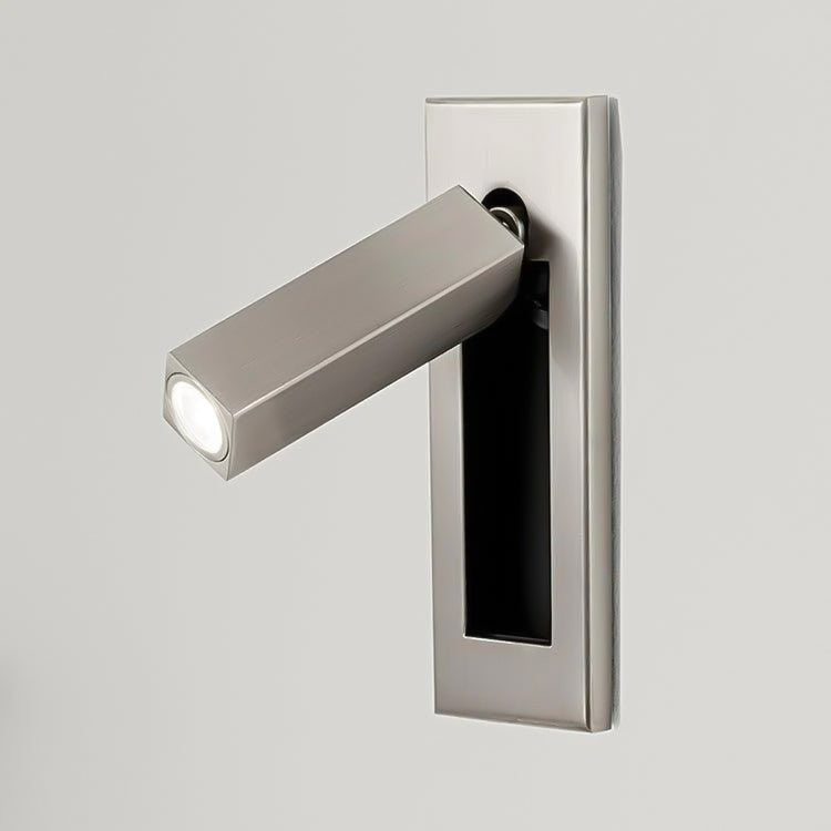 Flush-Fold Bedside Reading Light Wall Sconce