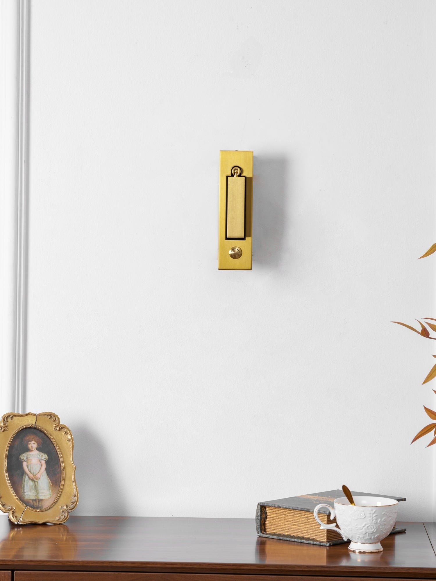 Flush-Fold Bedside Reading Light Wall Sconce