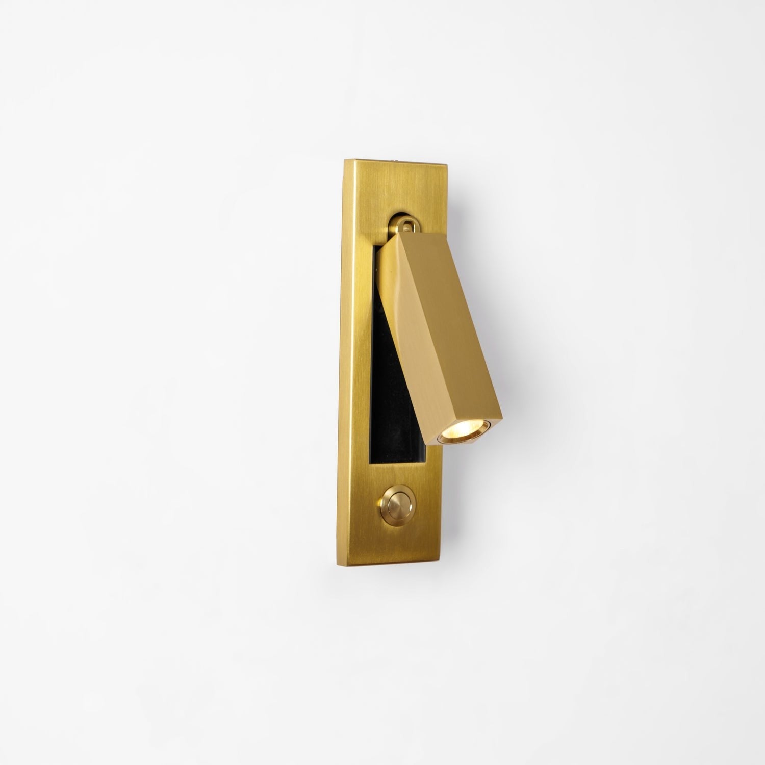 Flush-Fold Bedside Reading Light Wall Sconce