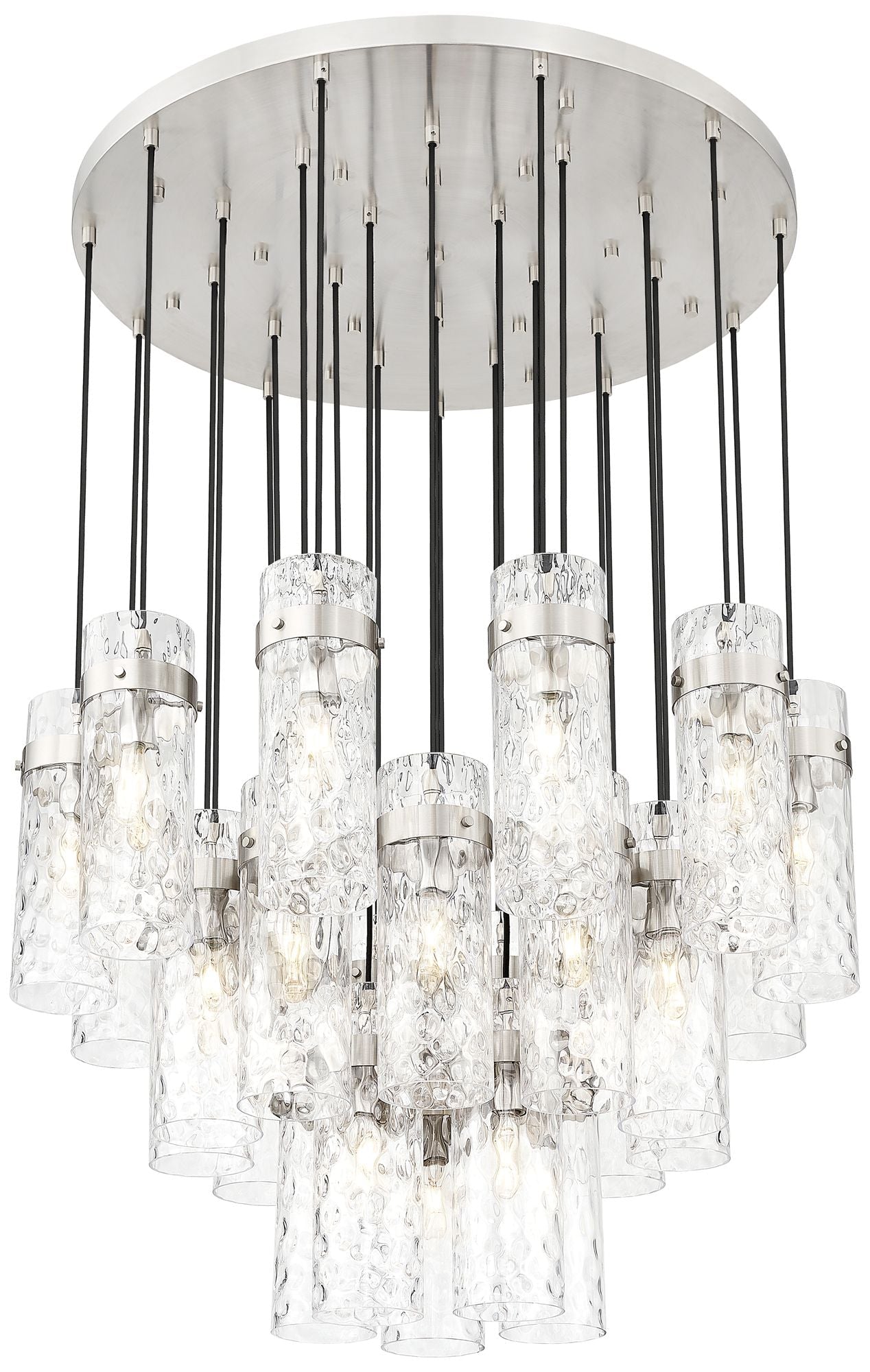 Fontaine Brushed Nickel 39.5-Inch Chandelier