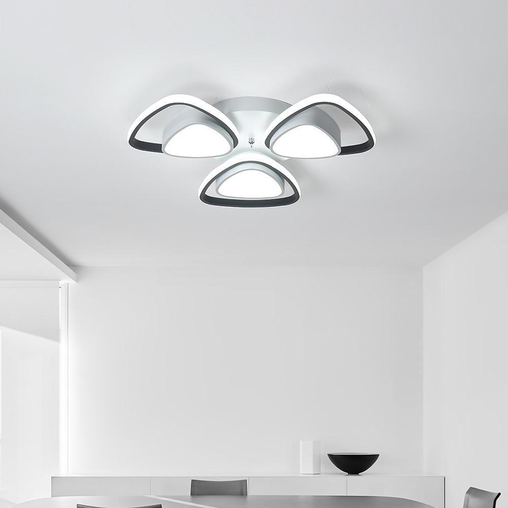 Unique Geometric LED Flush Mount Ceiling Light