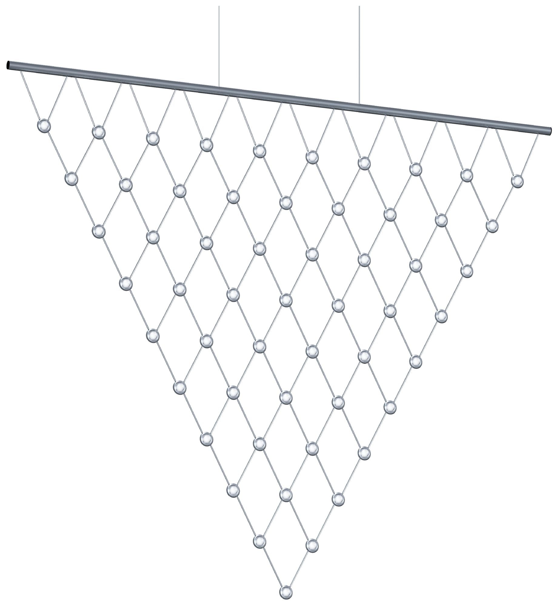 Galaxy Matrix Vertical Large LED with Chandelier