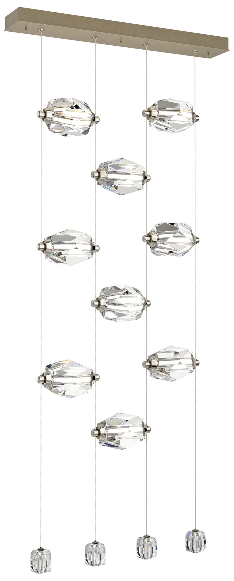 crystal chandelier shown as a main product image for open living spaces