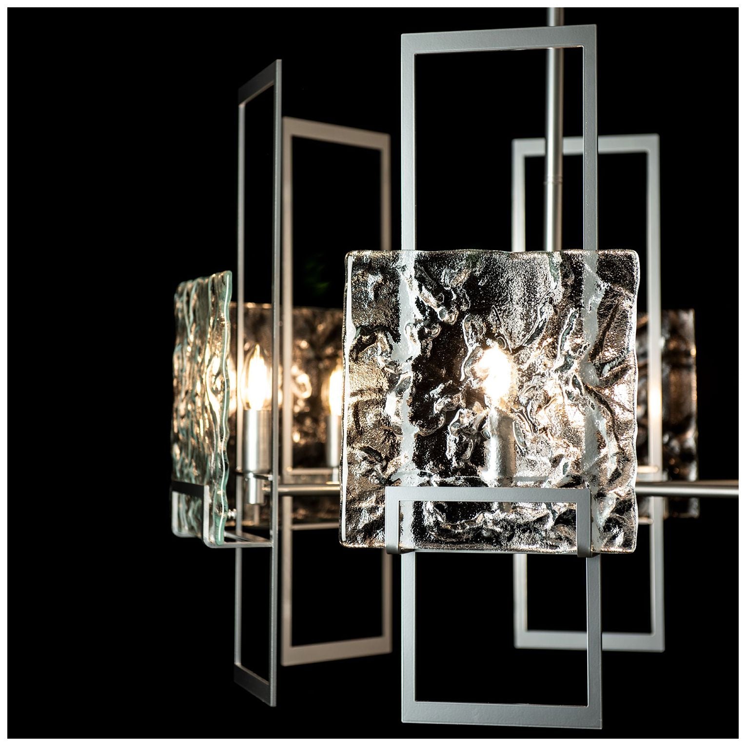 Geo 6-Light Sterling Chandelier