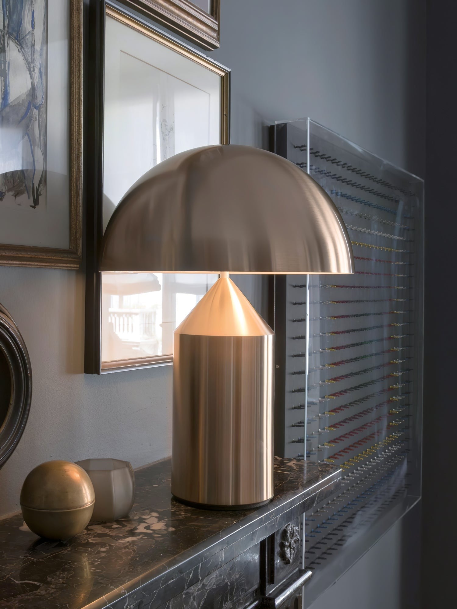 Geometric Dome Table Lamp