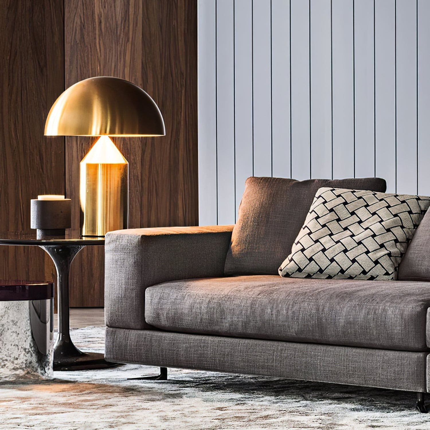 Geometric Dome Table Lamp