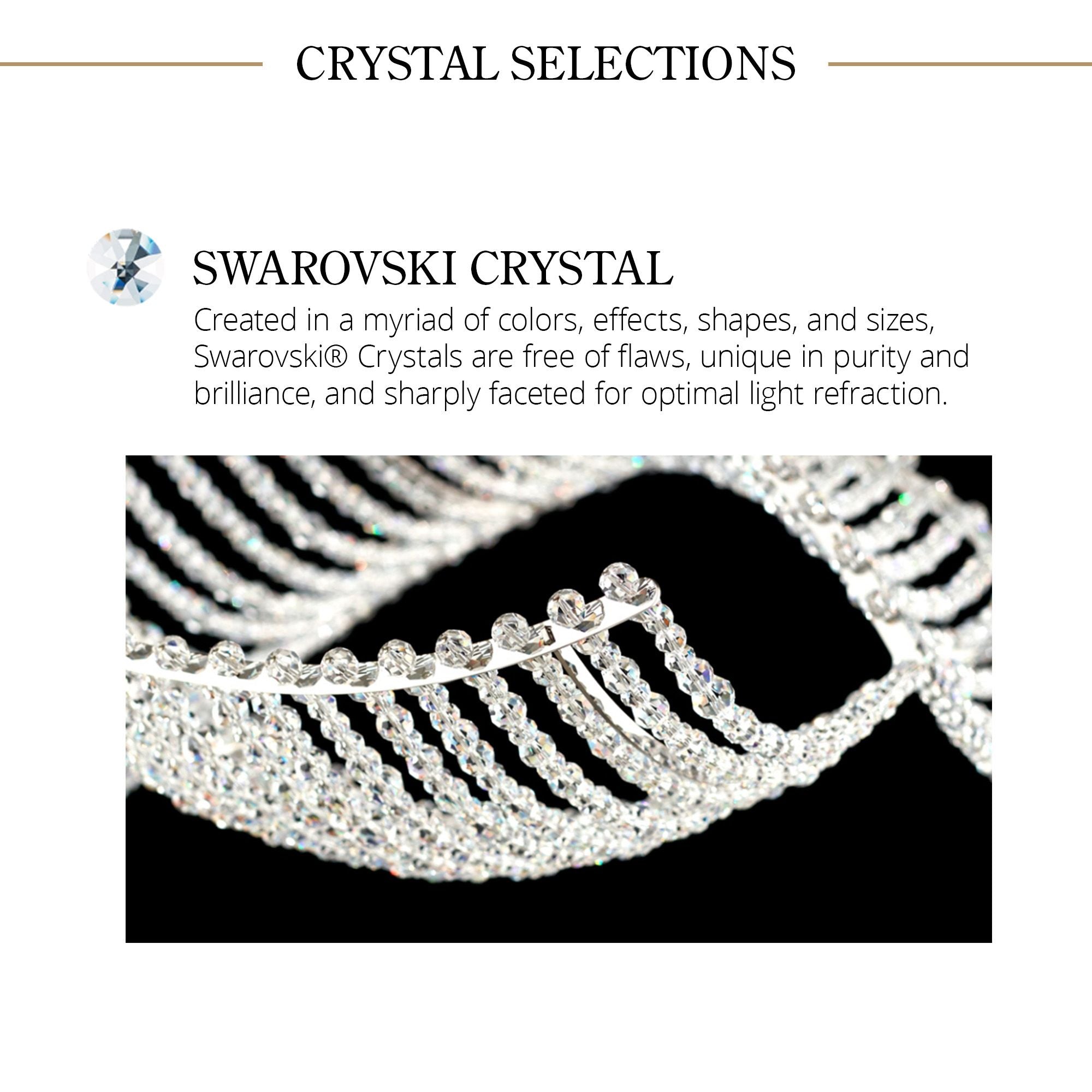 Glissando 11.5"H X 1-Light Crystal Pendant
