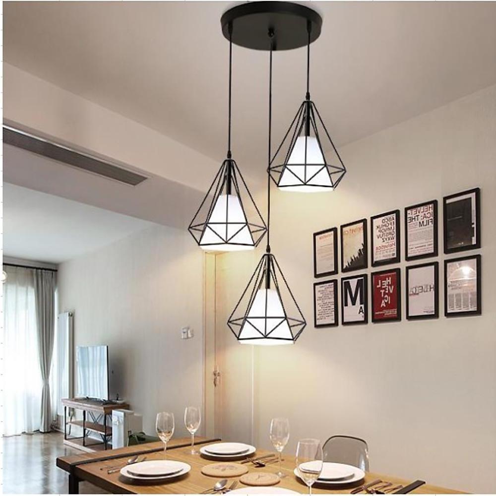 Geometrical Lantern Classic Island Pendant Lights Metal