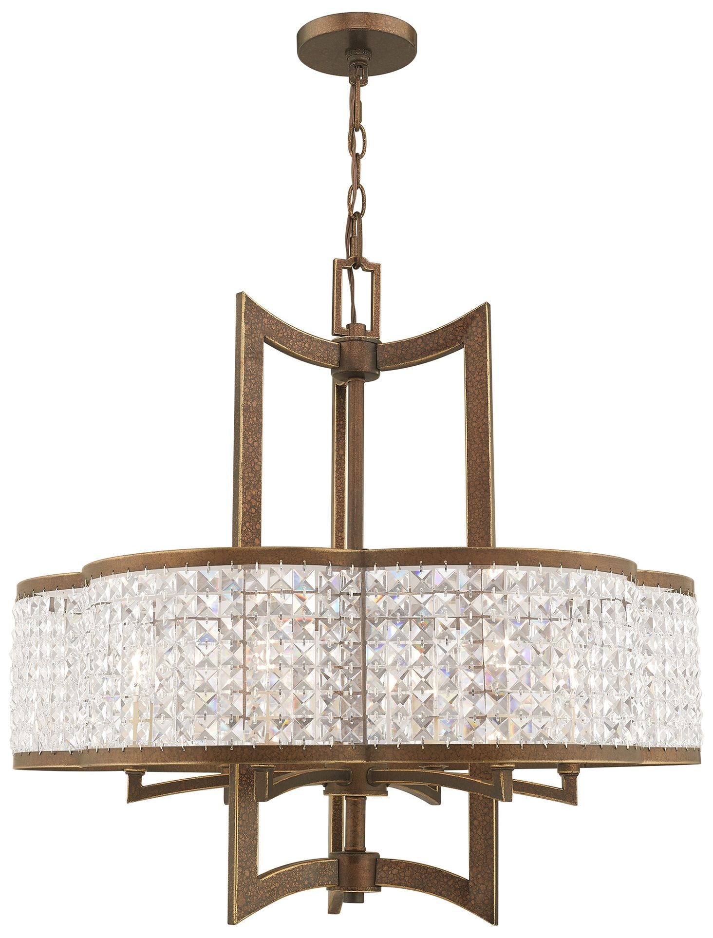 Grammercy 6-Light Hand Painted Palacial Chandelier