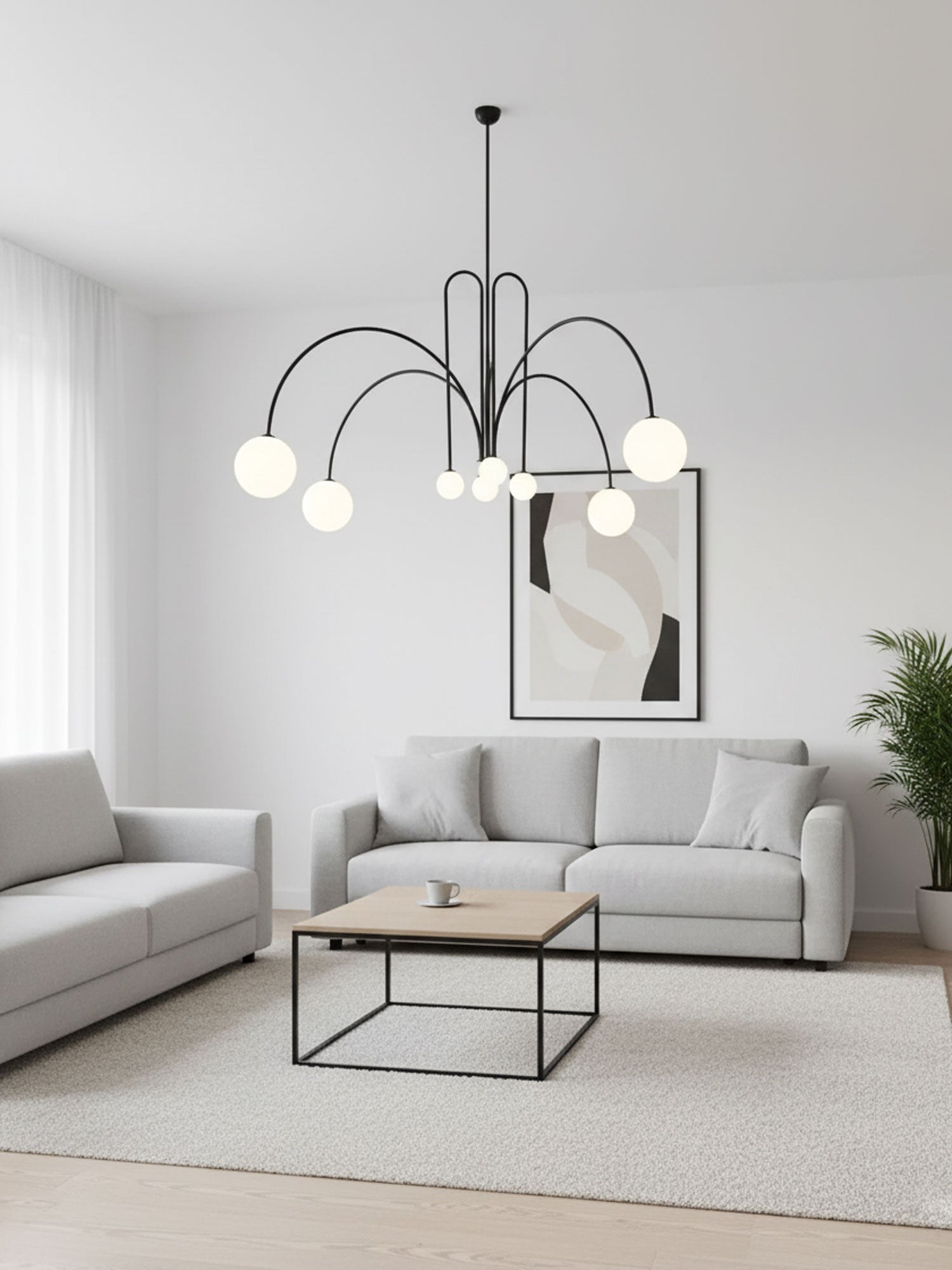 Gran Finale Modern Suspension Light Chandelier