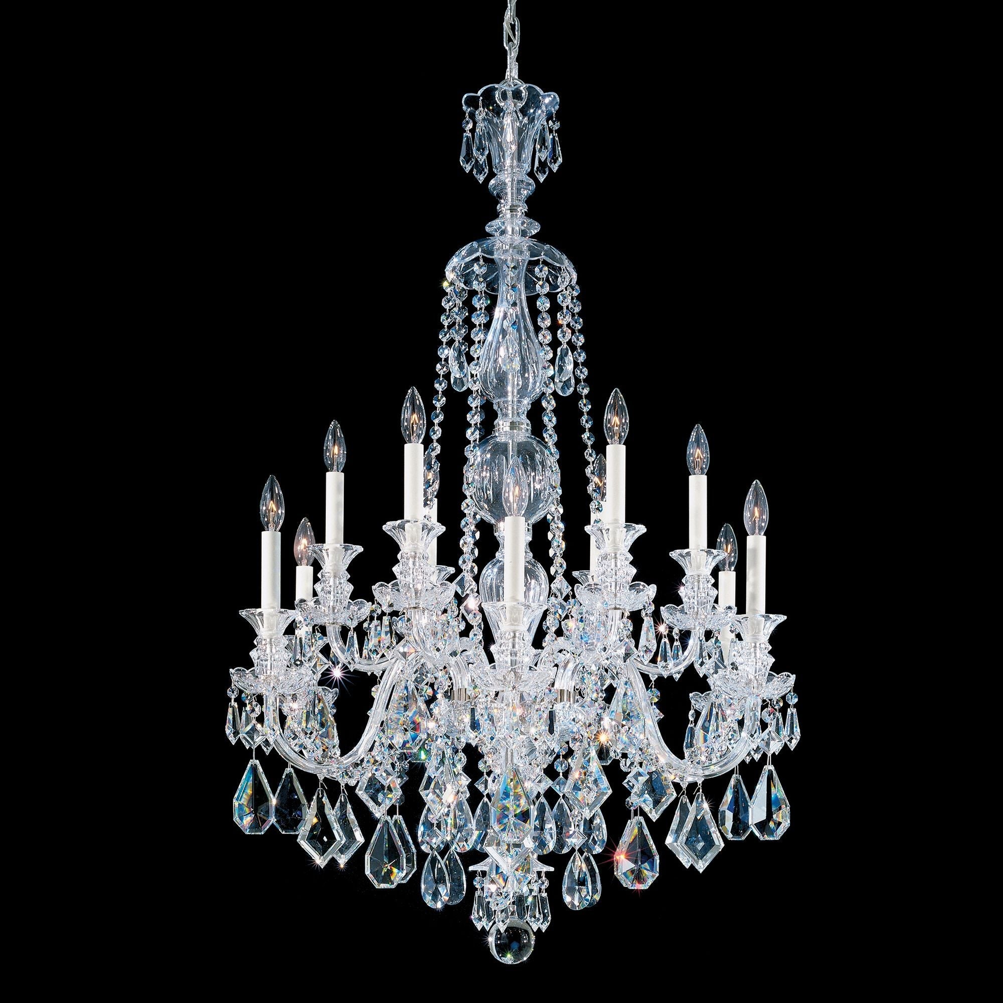 Hamilton 44"H X 12-Light Crystal Chandelier