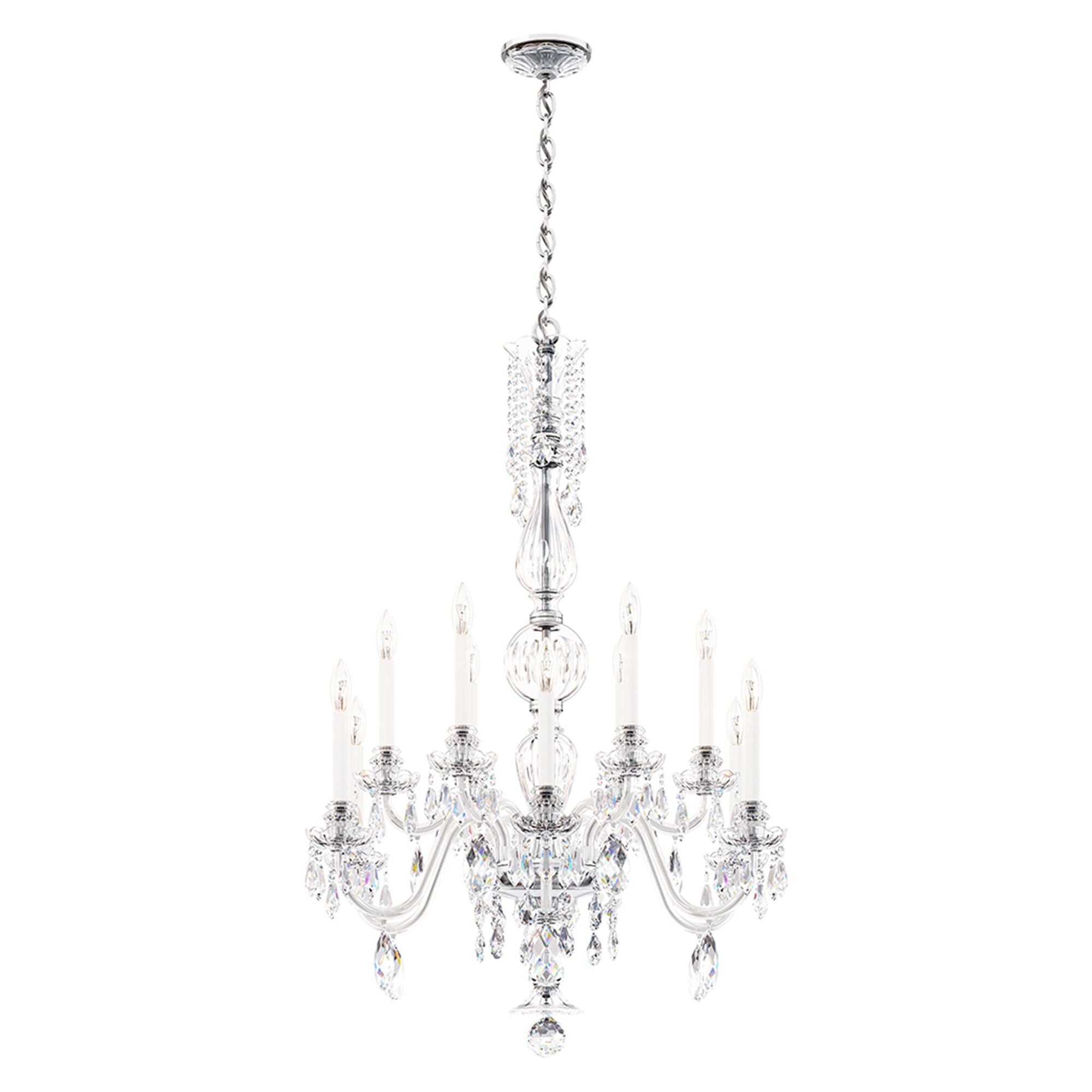 Hamilton Nouveau 44"H X 8-Light Crystal Chandelier