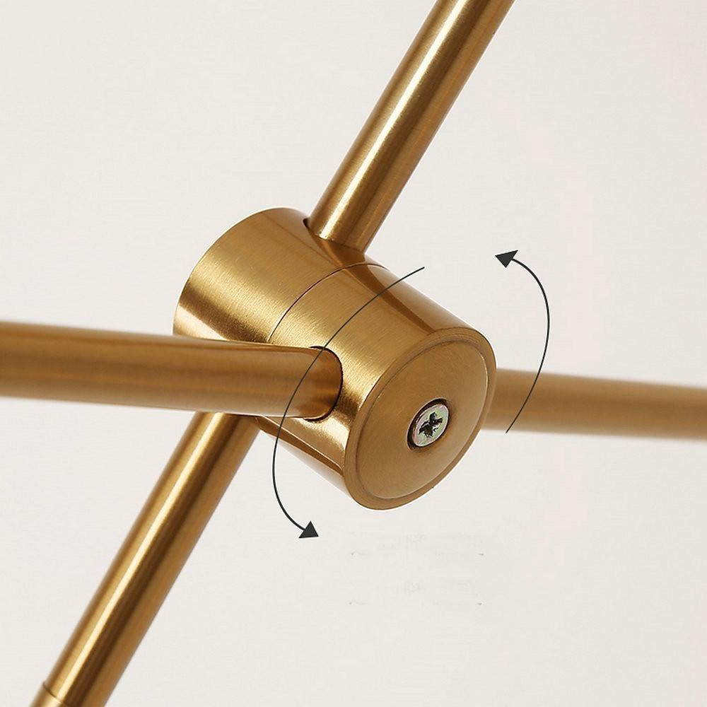 Geometrical Gold Sputnik Chandelier Globe Chandelier