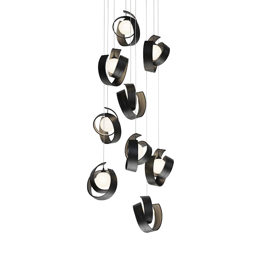 Riza 9-Light 22" Wide Multi-Light Pendant detail view 4