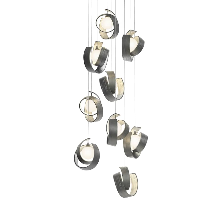 Riza 9-Light 22" Wide Multi-Light Pendant detail view 10
