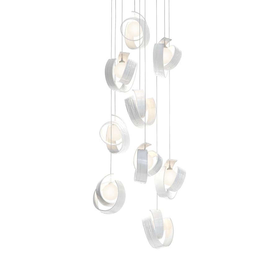 Riza 9-Light 22" Wide Multi-Light Pendant detail view 20