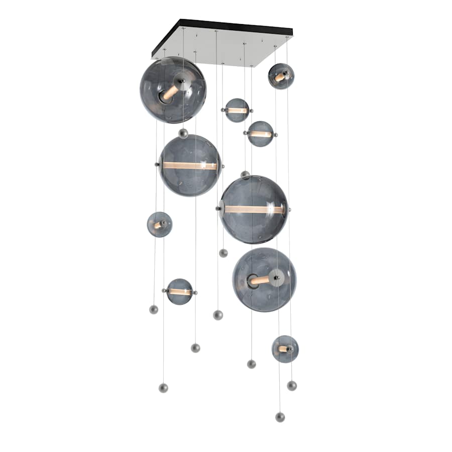 Abacus 36" Wide LED Suspension Multi-Light Pendant