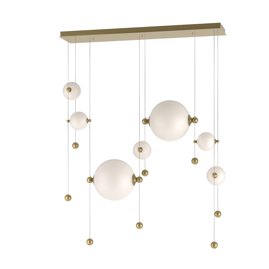 Abacus 49" Wide LED Suspension Multi-Light Pendant