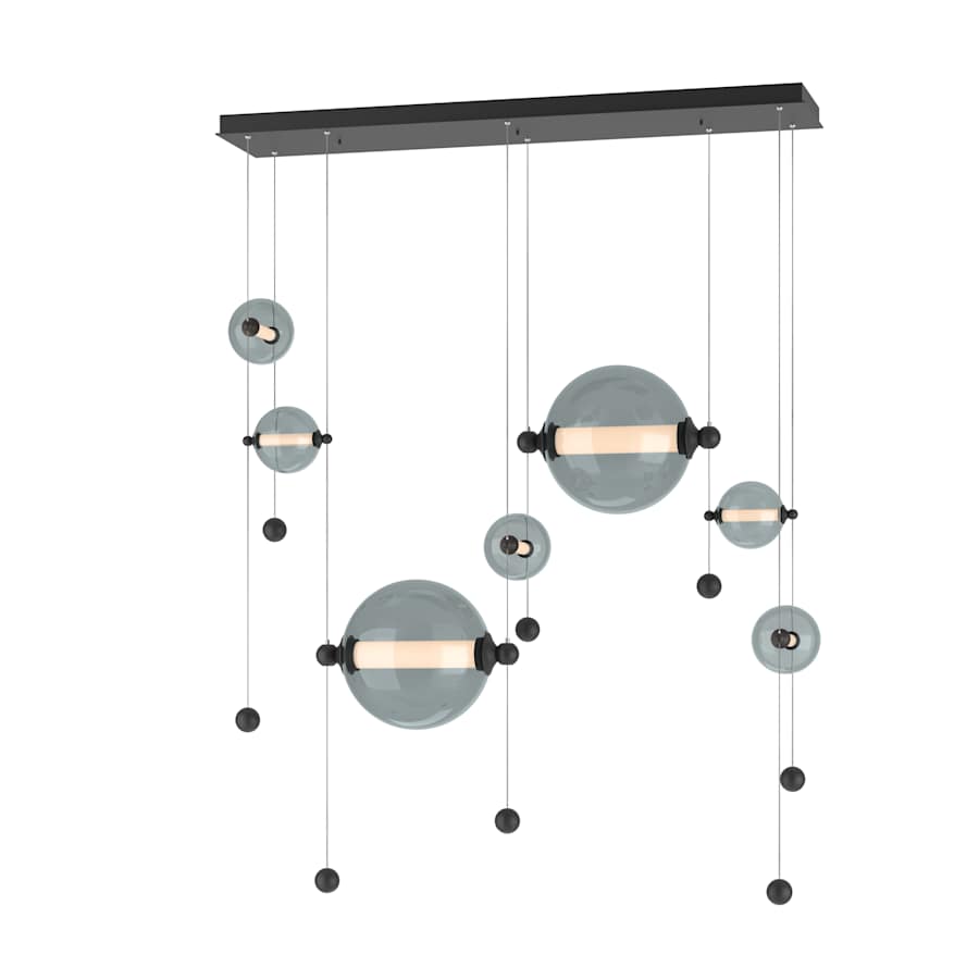 Abacus 49" Wide LED Suspension Multi-Light Pendant