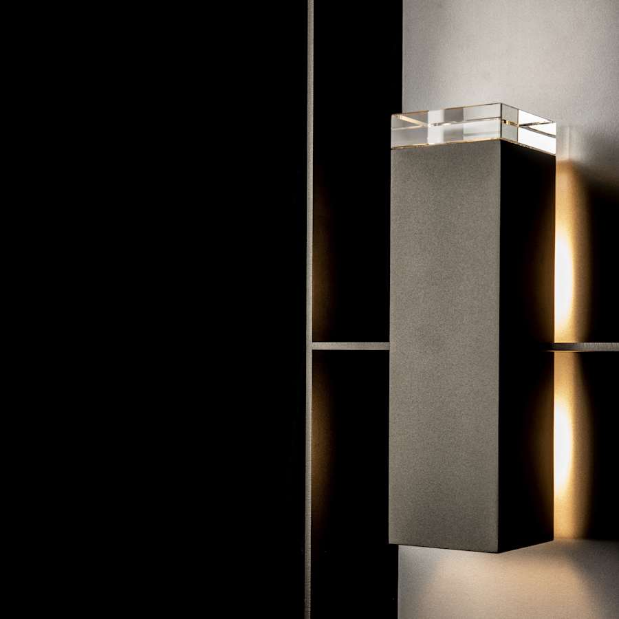 Shadow Box 2-Light 45" Tall Outdoor Wall Sconce