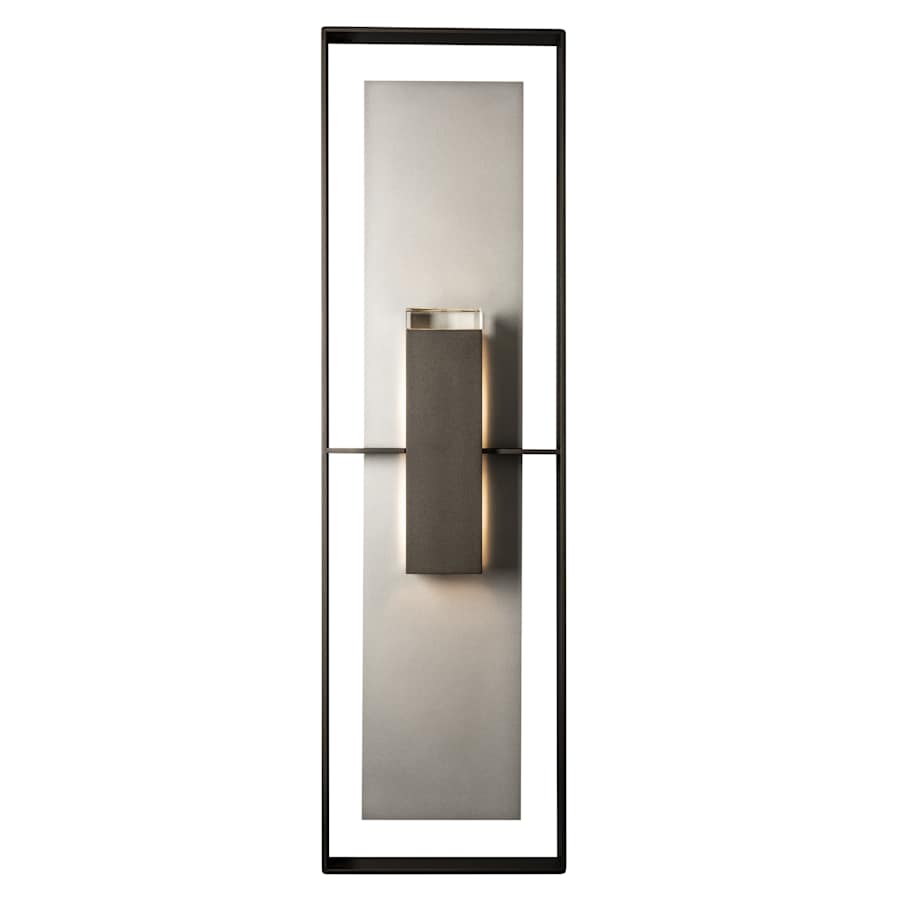 Shadow Box 2-Light 45" Tall Outdoor Wall Sconce